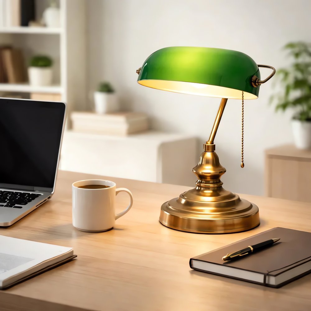 Lampe Vintage De Notaire