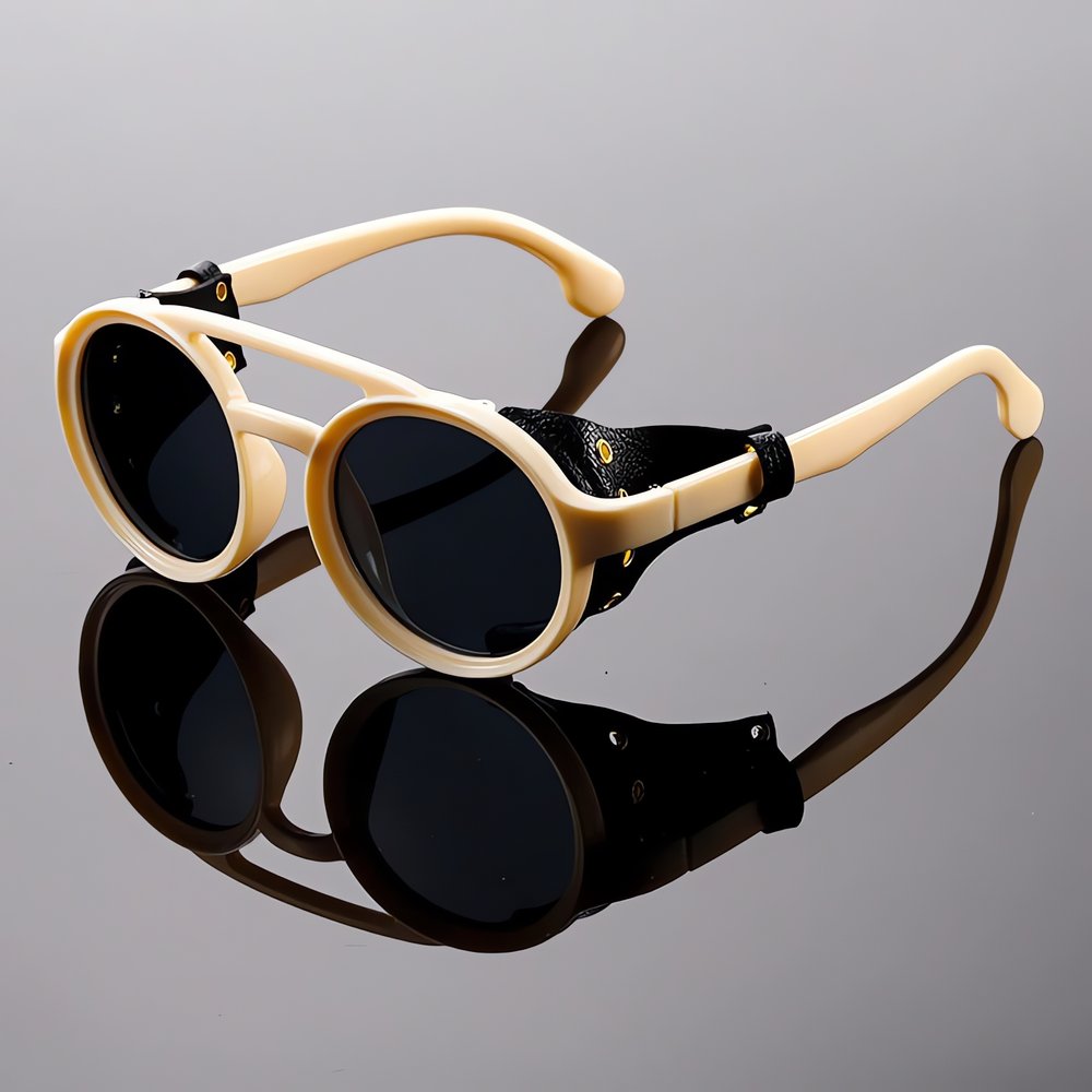 Lunettes Vintage Alpinisme Ivoire