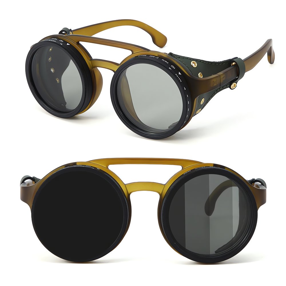 Lunettes Vintage Glacier Rondes
