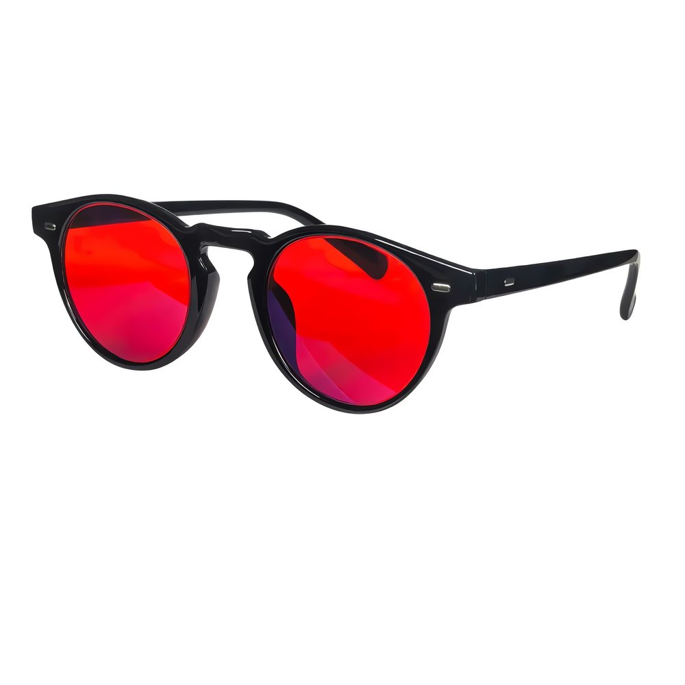 Lunettes Vintage Rouges Élégantes