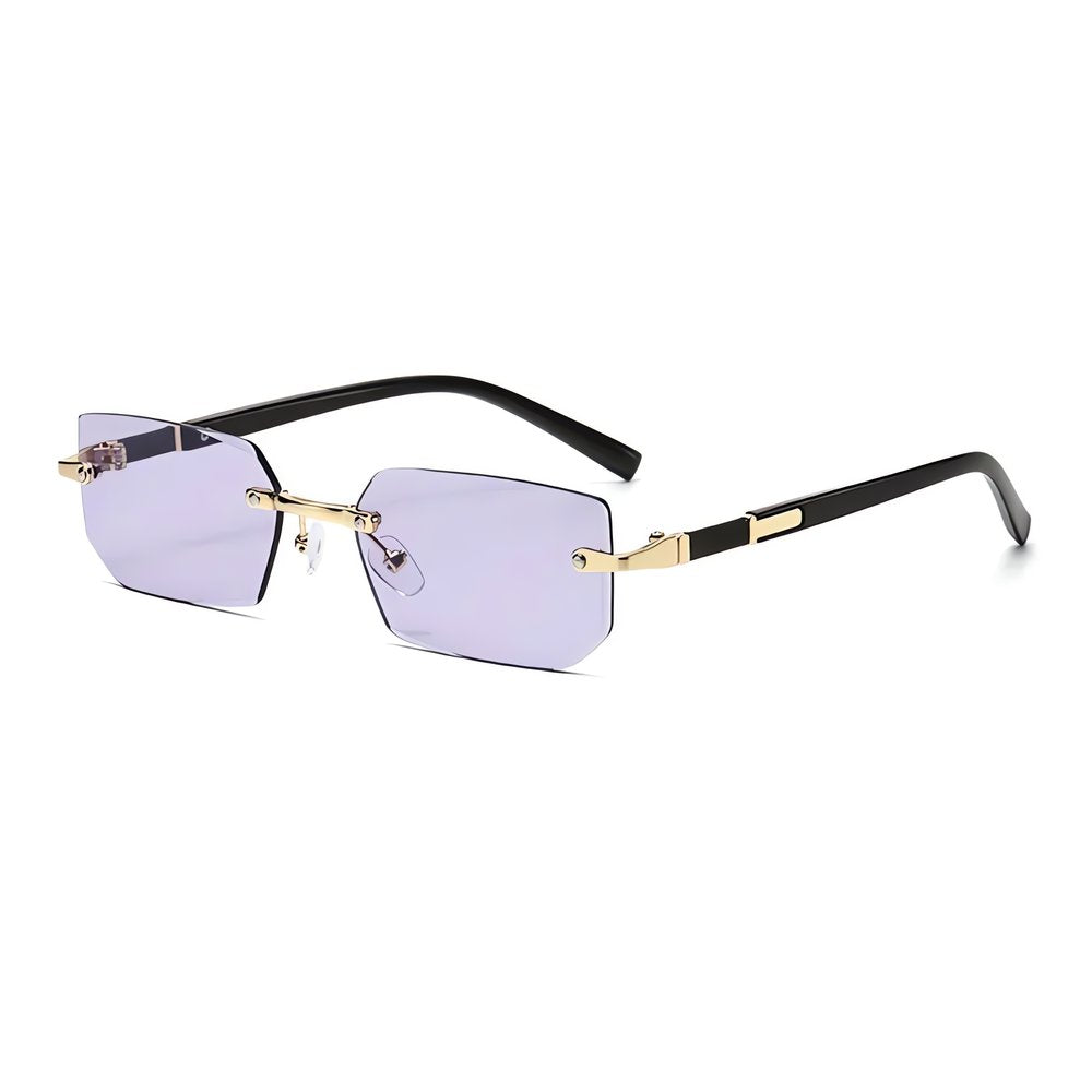 Lunettes Vintage Sans Monture Violet