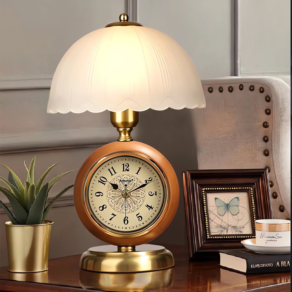 Réveil Vintage Design Lampe
