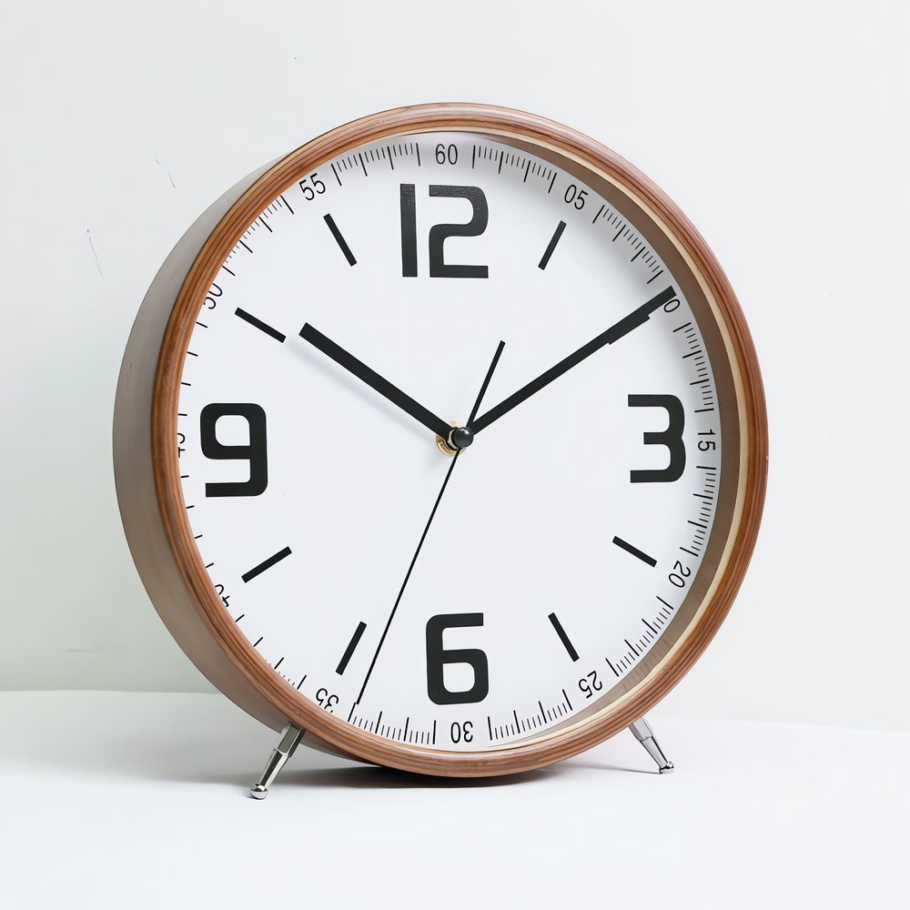 Réveil Vintage En Bois