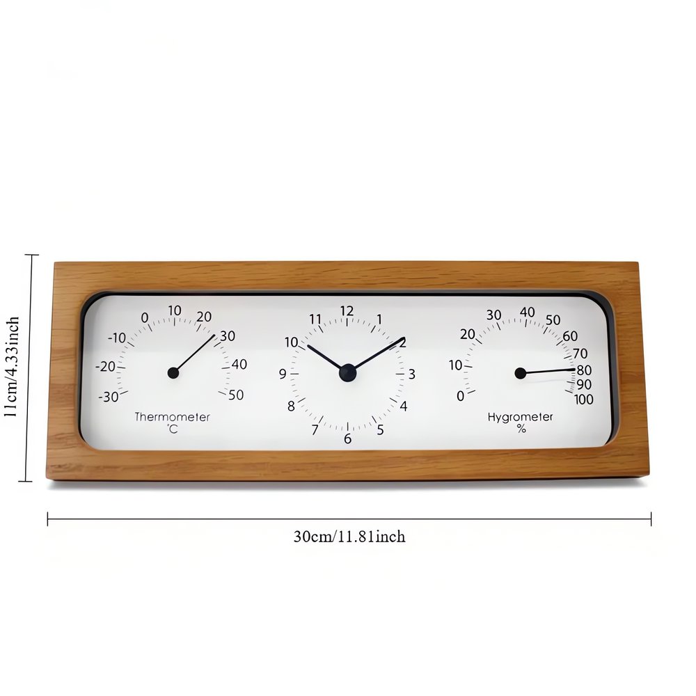 Réveil Vintage Japonais Bois