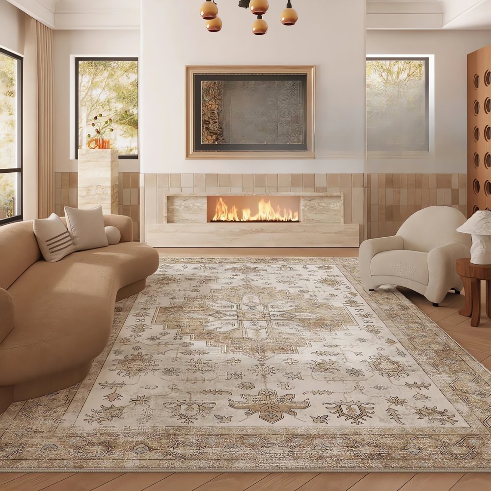 Tapis Vintage Beige