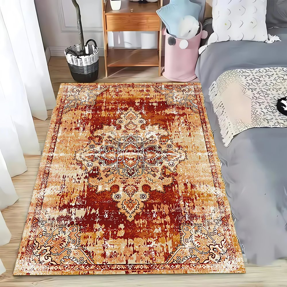 Tapis Vintage Oriental Orange