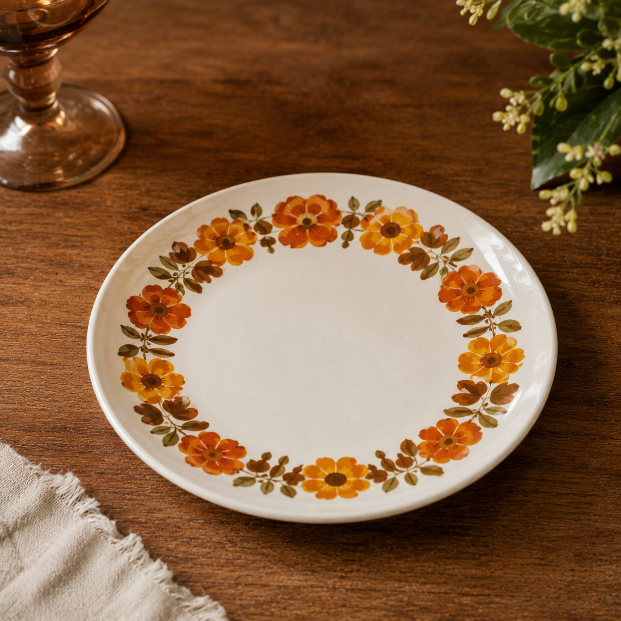 Assiette Vintage à Déssert