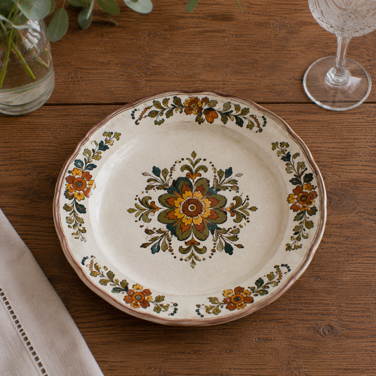 Assiette Vintage Céramique