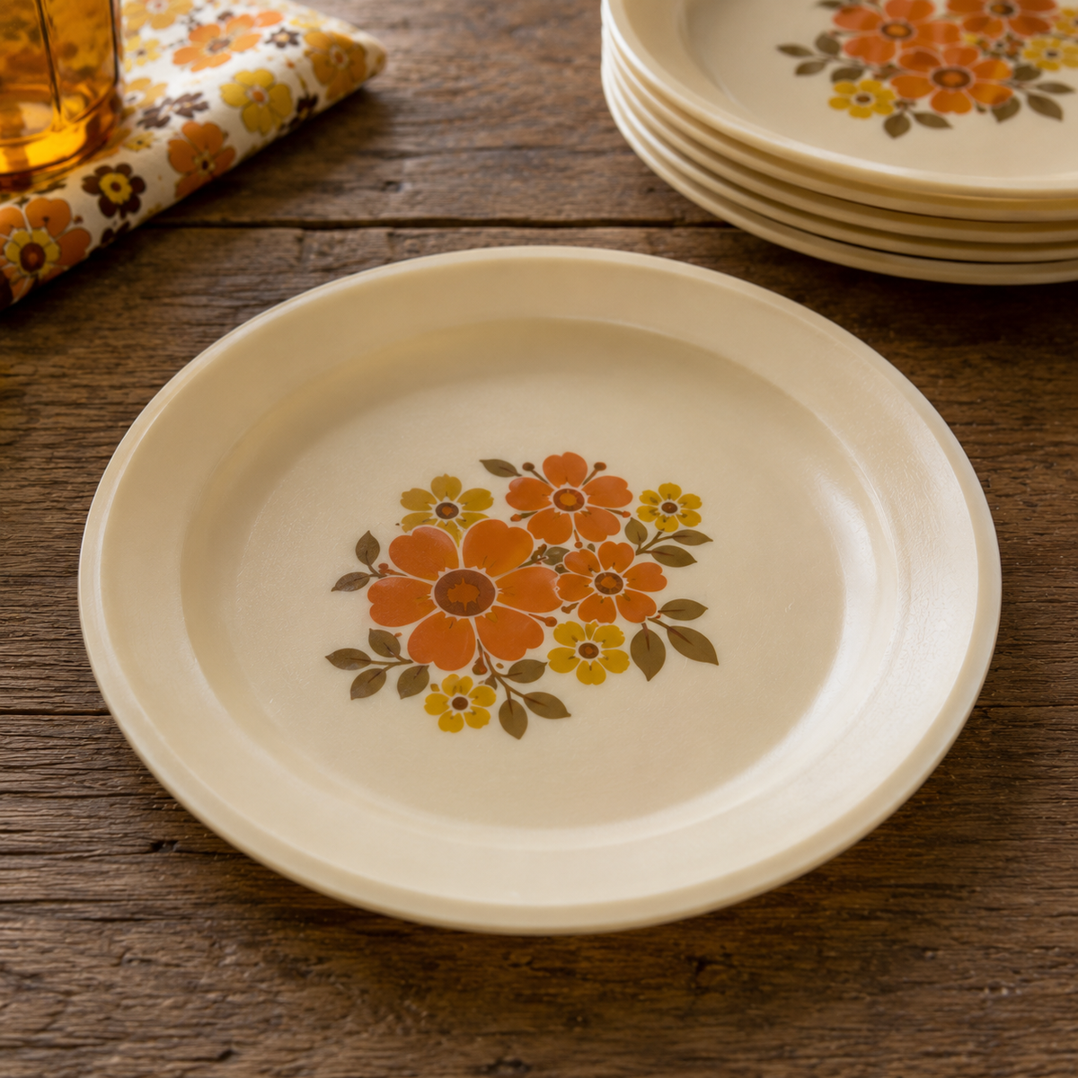 Assiette Vintage Tupperware