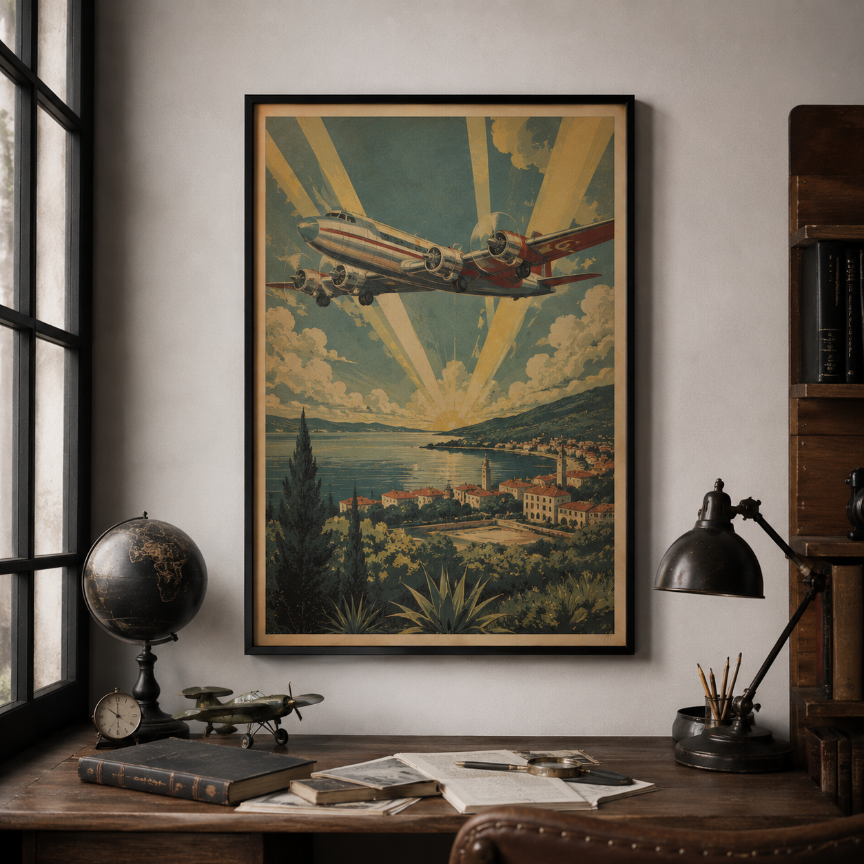 Aviation Poster Vintage