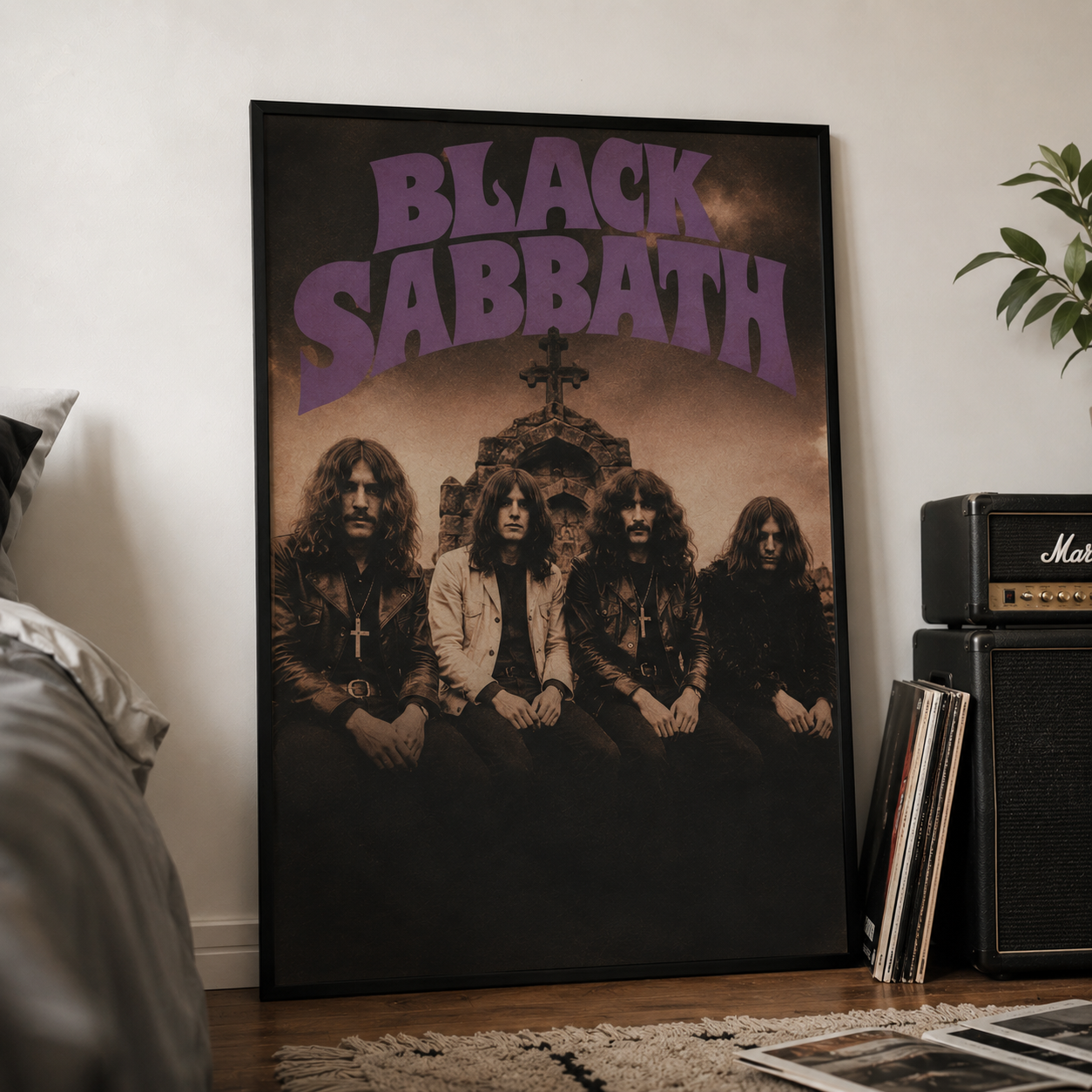 Black Sabbath Poster Vintage