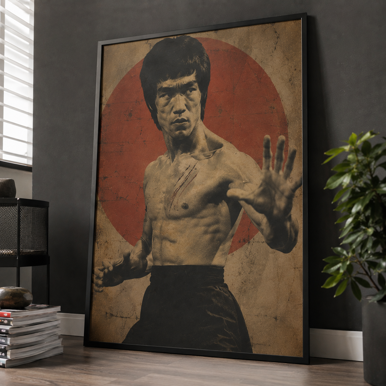Bruce Lee Poster Vintage
