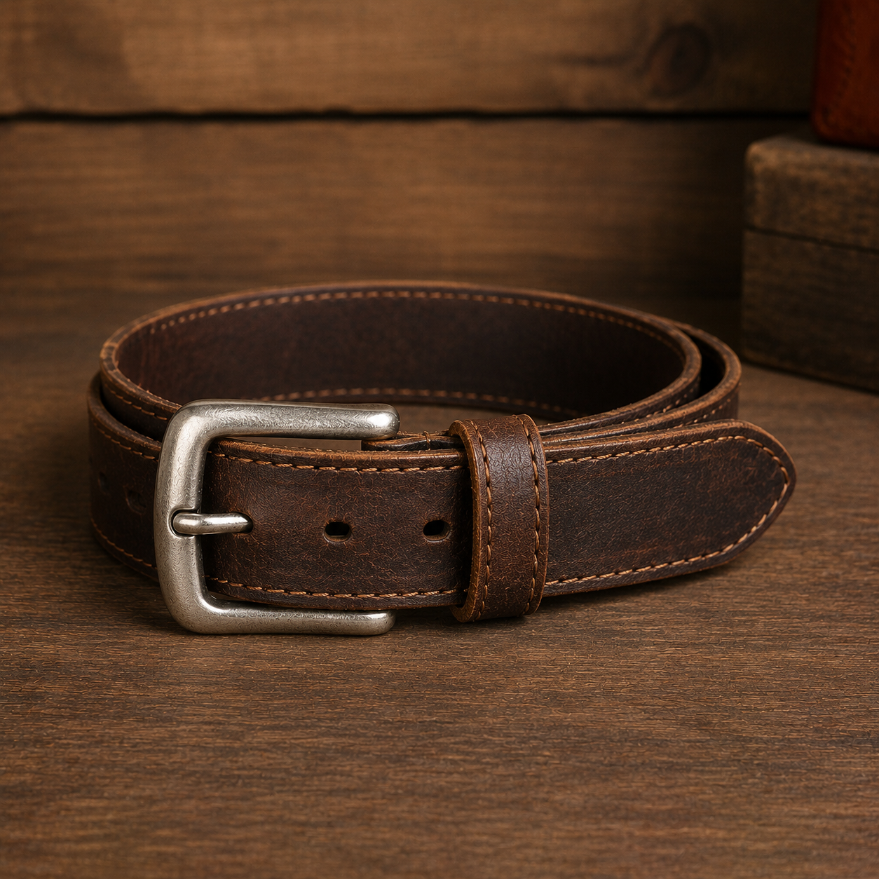 Ceinture Vintage en Cuir