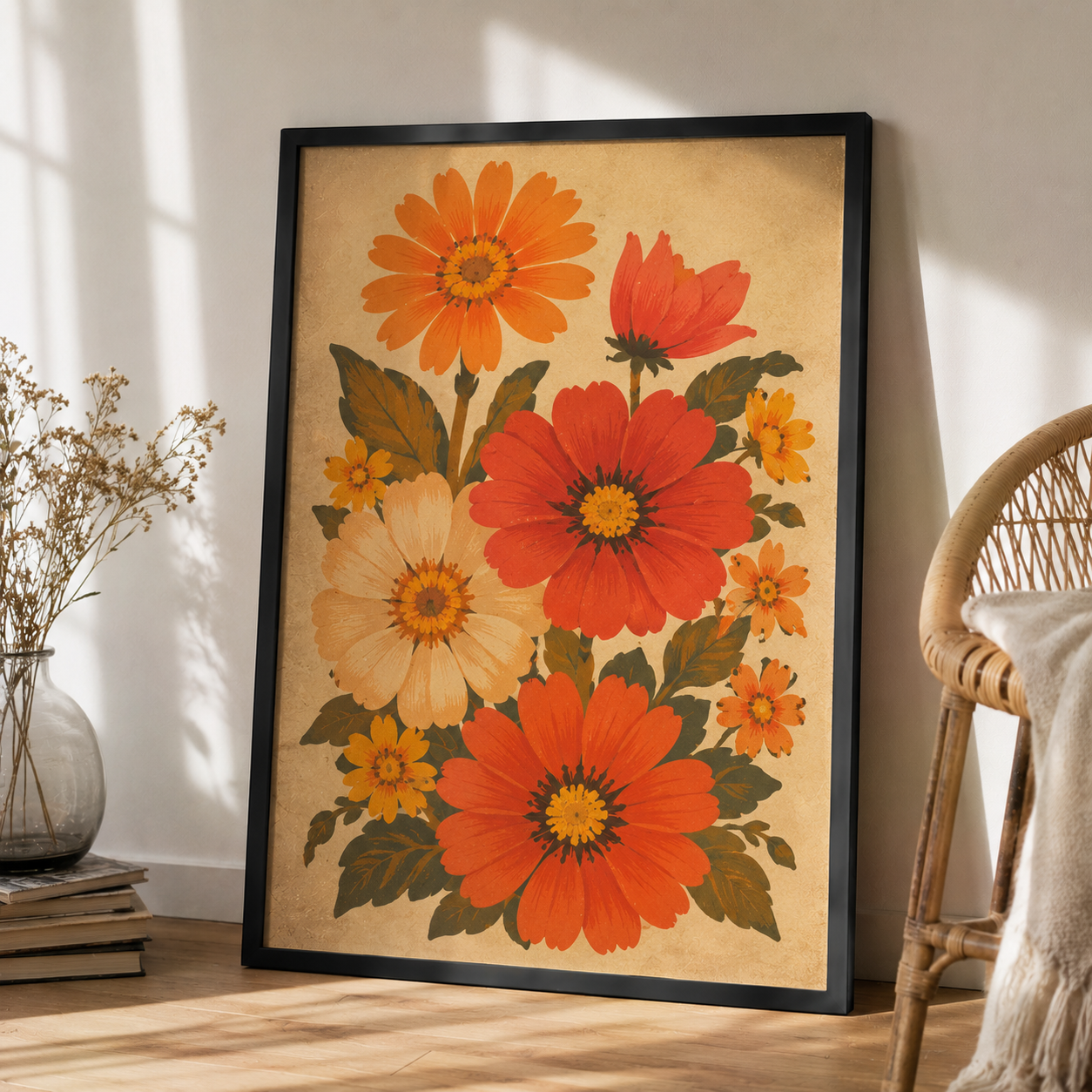 Fleur Poster Vintage