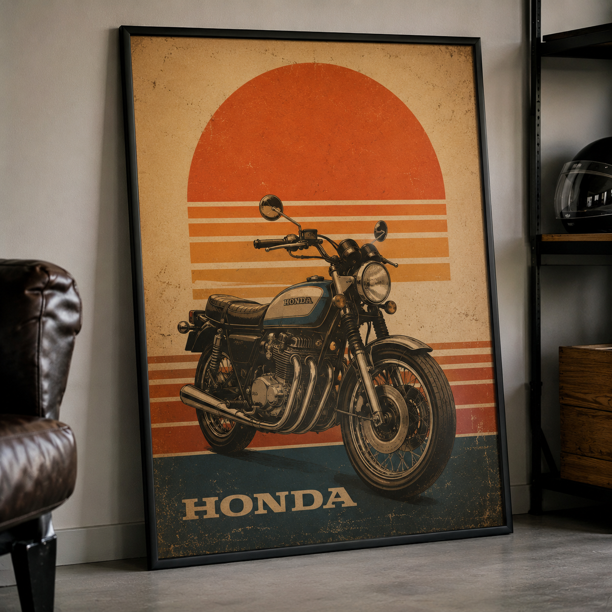 Honda Poster Vintage