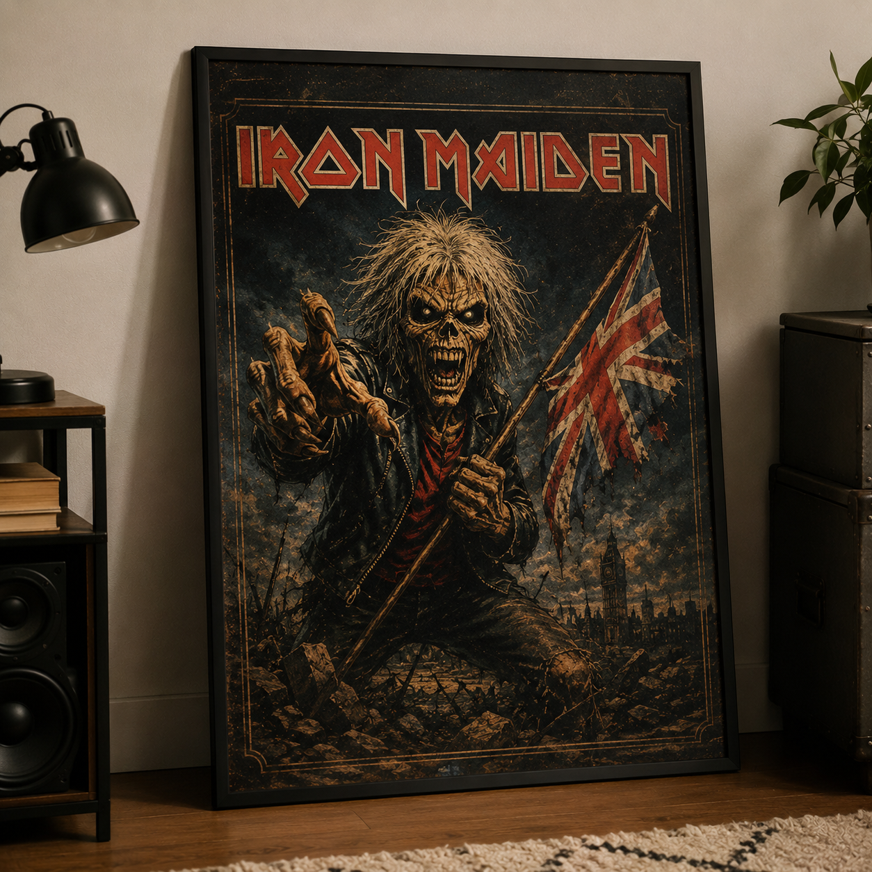 Iron Maiden Poster Vintage