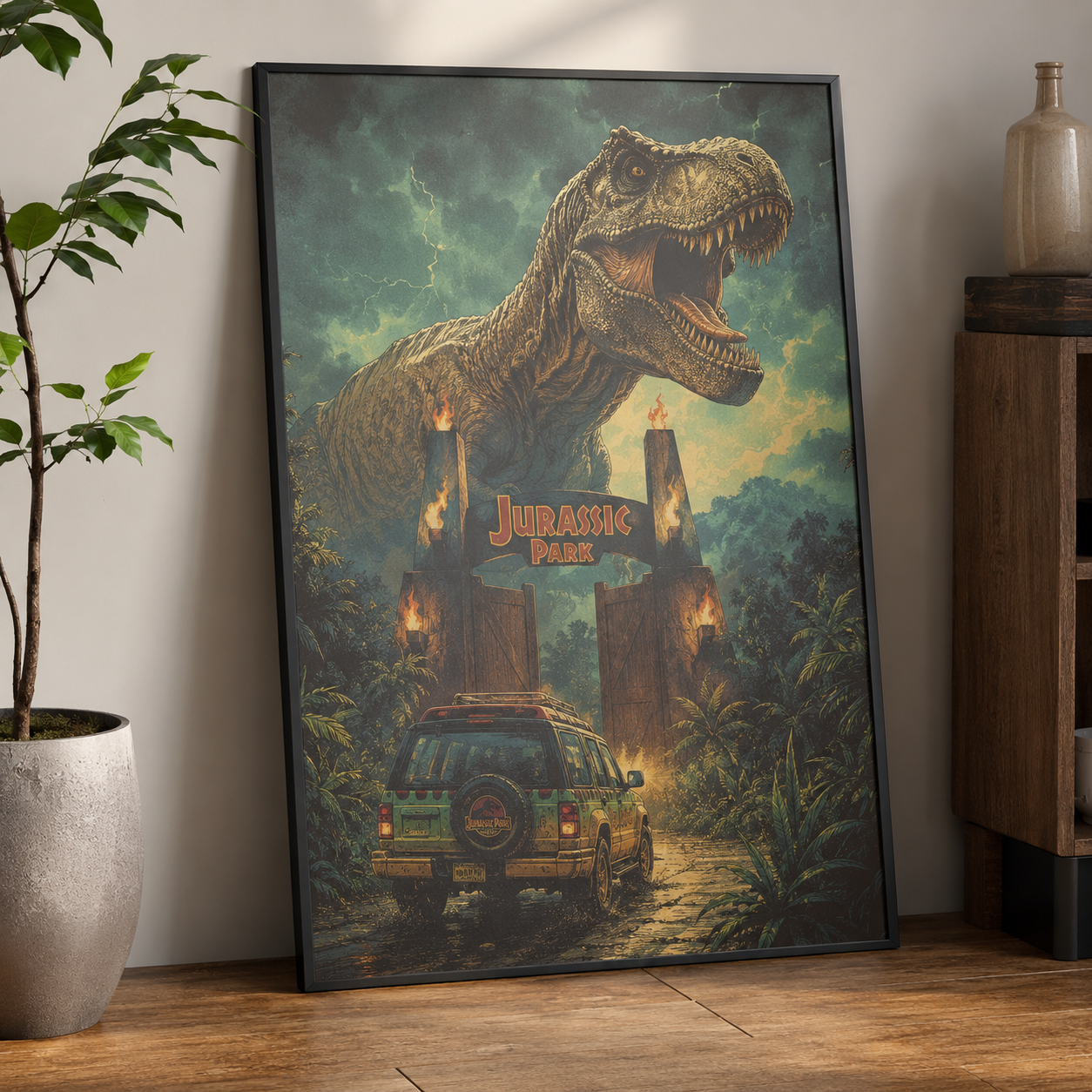 Jurassic Park Poster Vintage