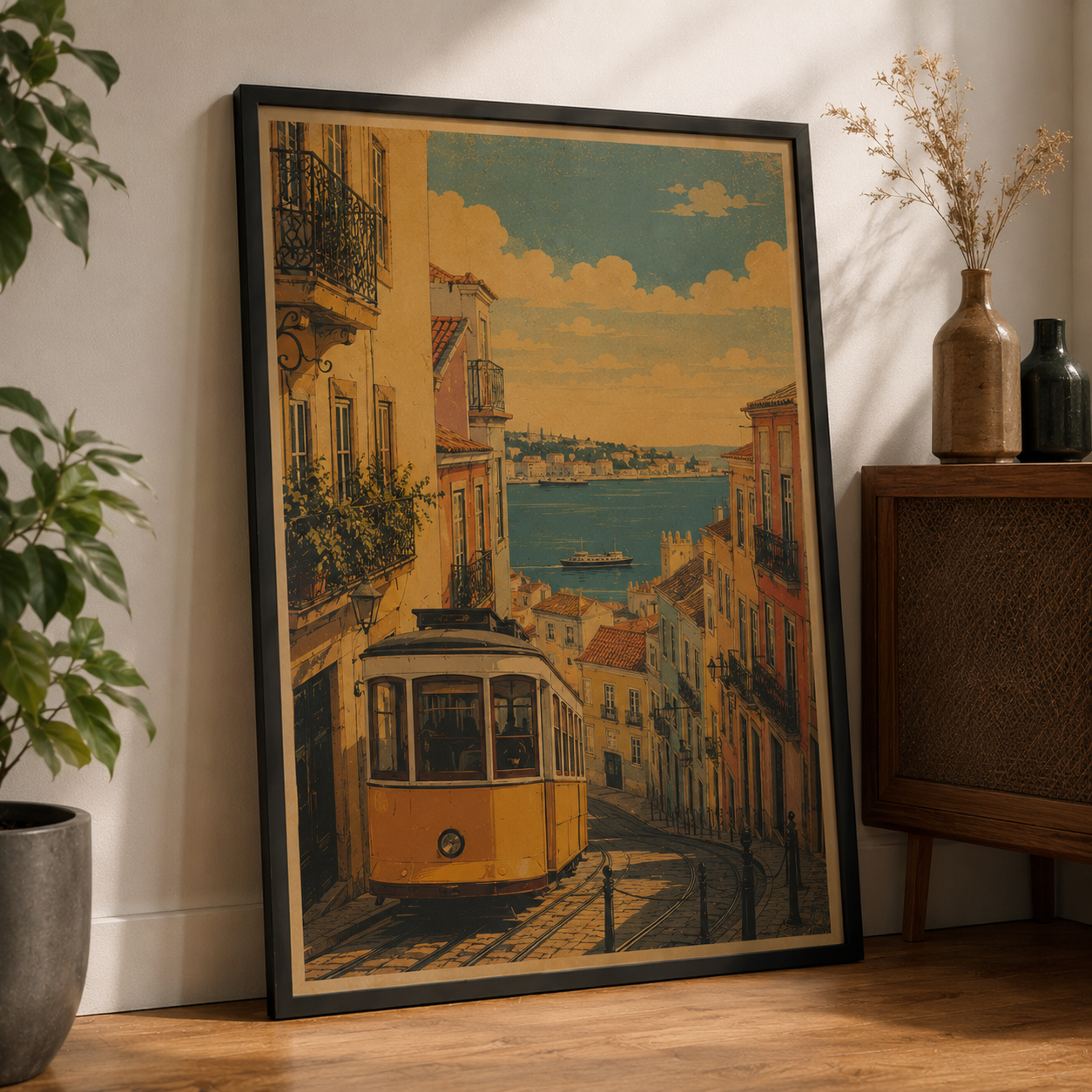 Lisbonne Poster Vintage
