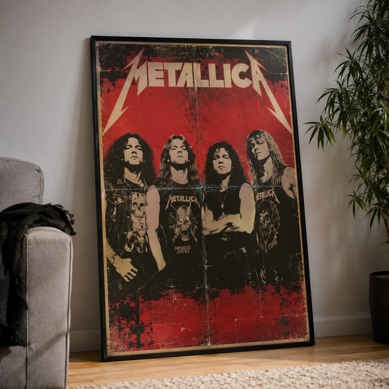 Metallica Poster Vintage