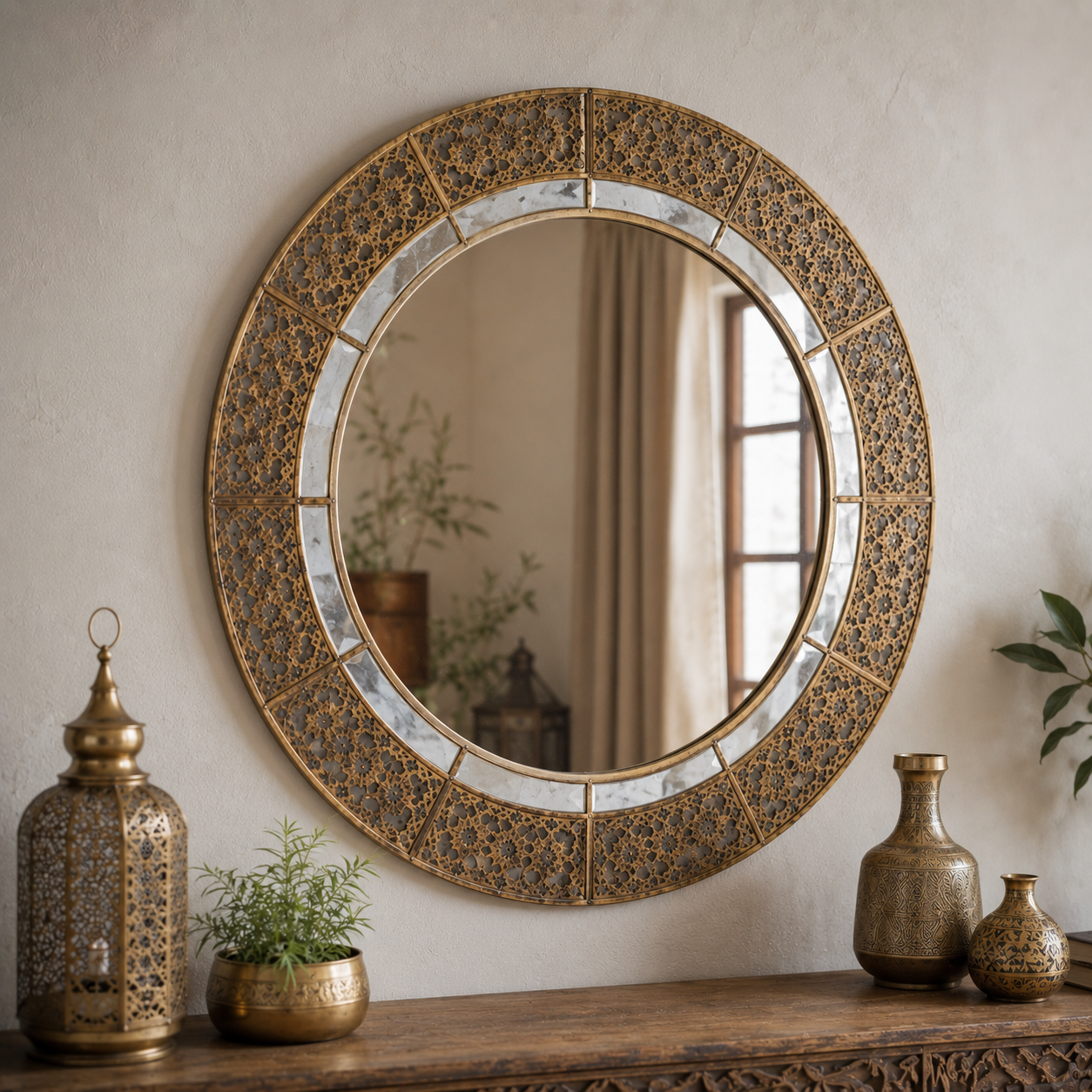Miroir Vintage du Maroc