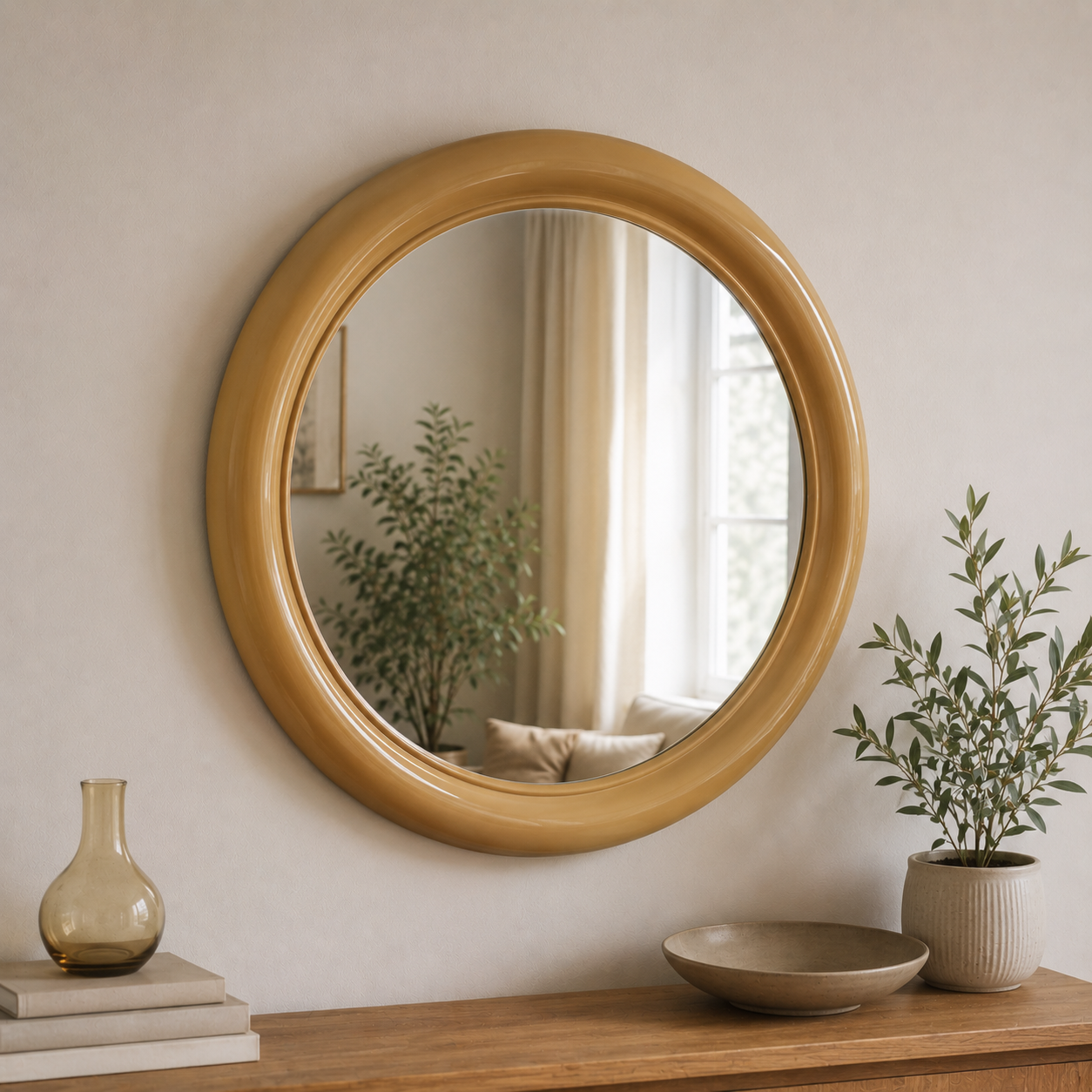 Miroir Vintage en Plastique