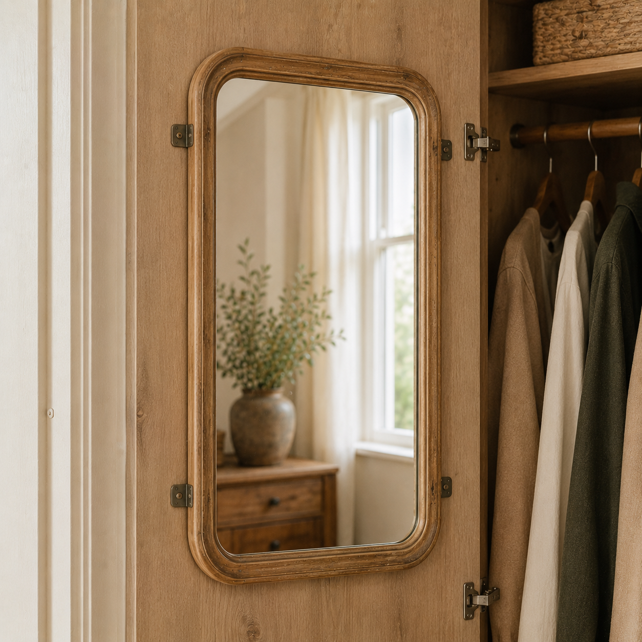 Miroir Vintage pour Armoire