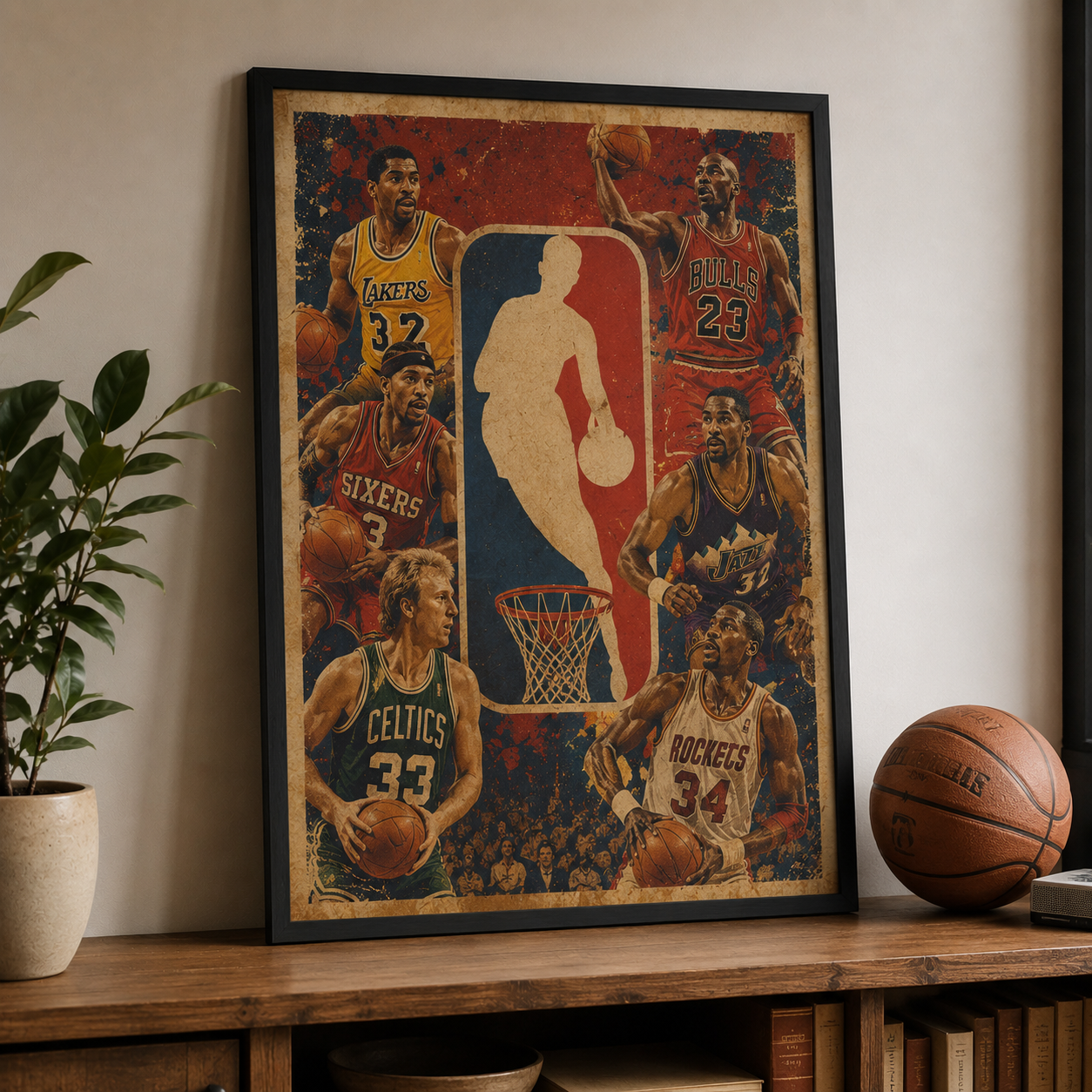 NBA Poster Vintage