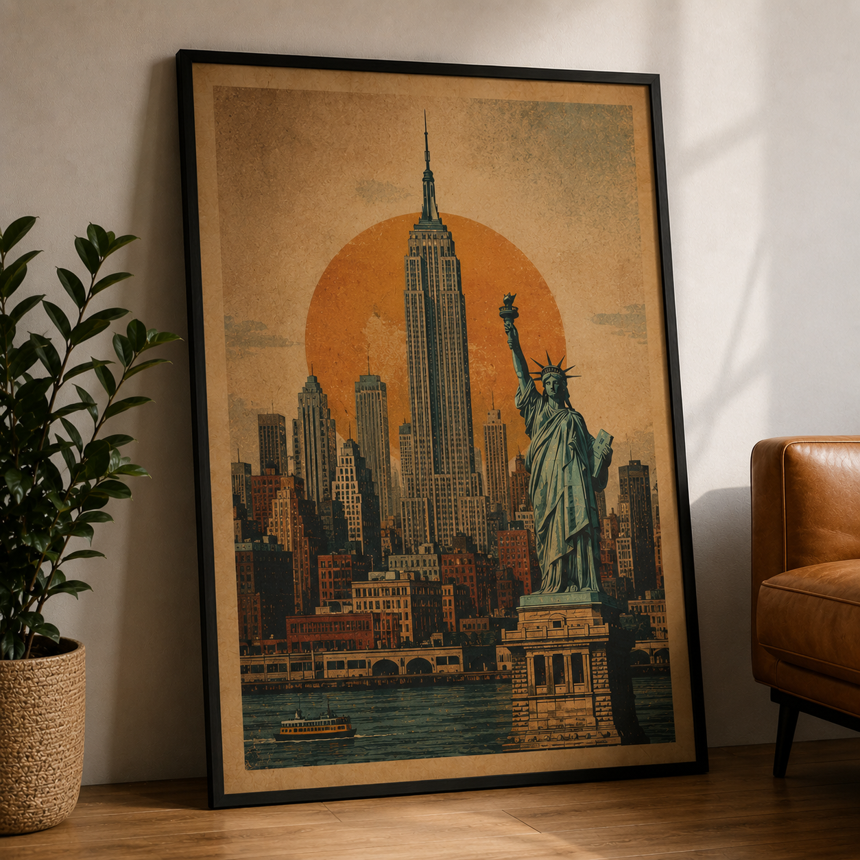 New York Poster Vintage