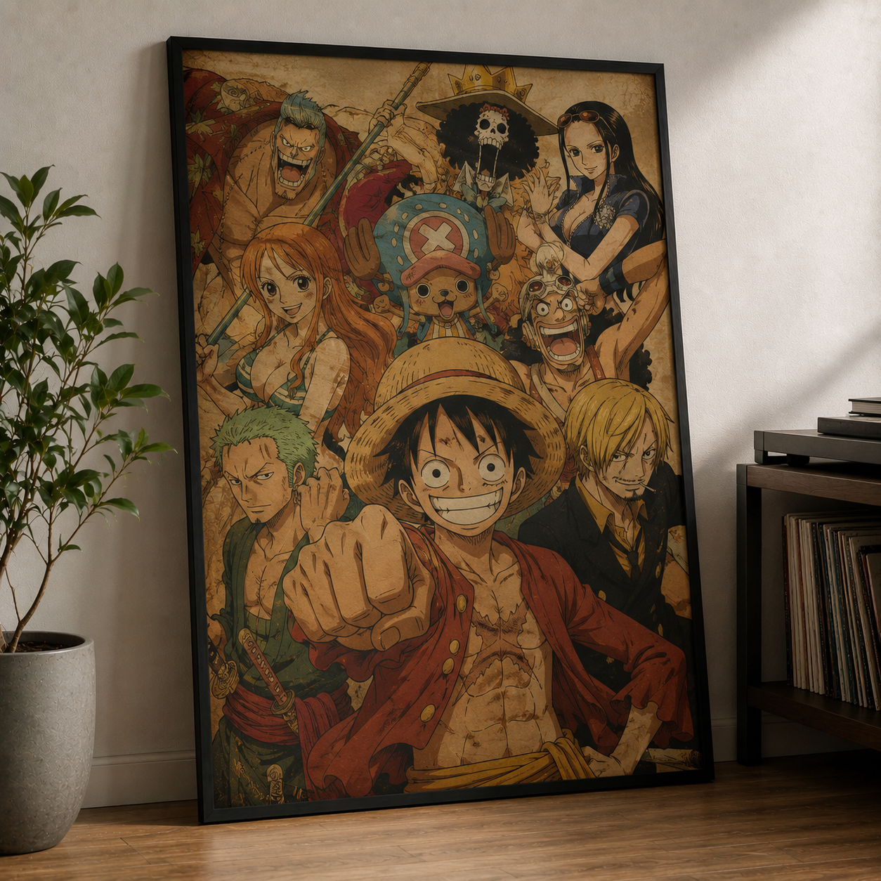 One Piece Poster Vintage