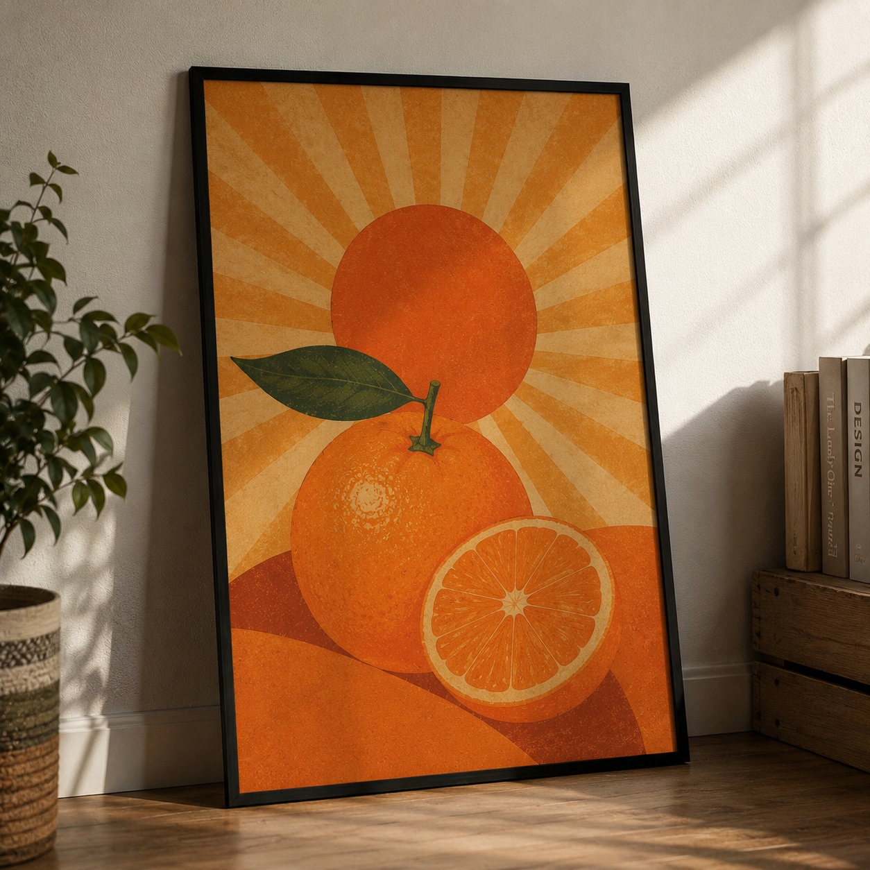 Orange Poster Vintage