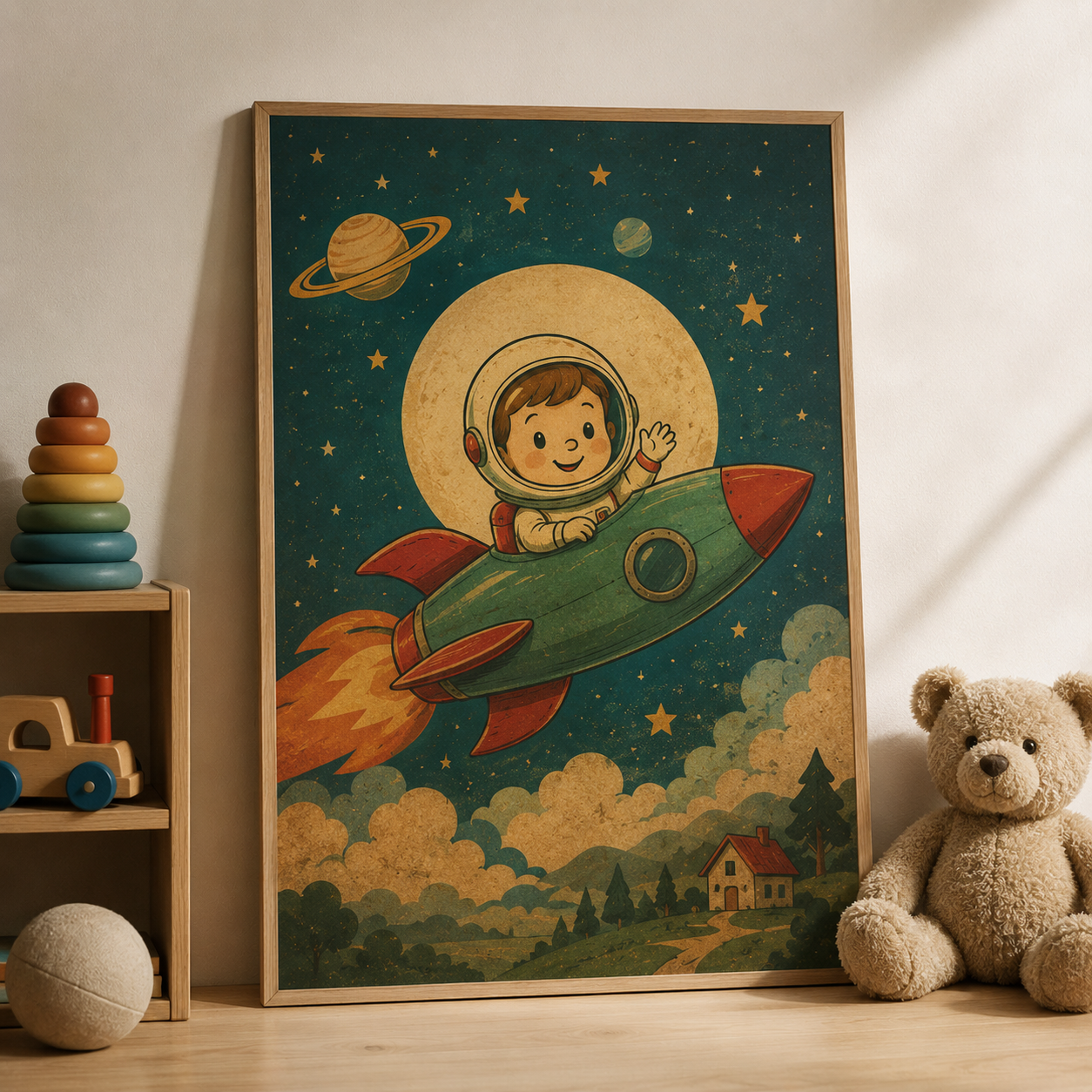Poster Vintage pour Enfant