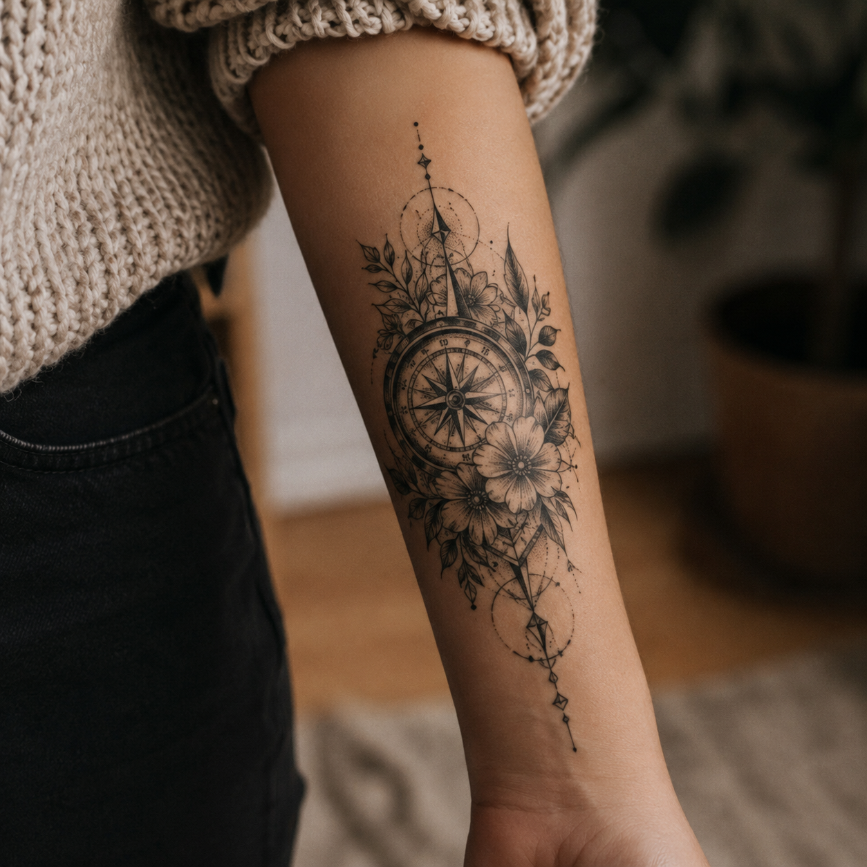 Tatouage Vintage Noir et Blanc