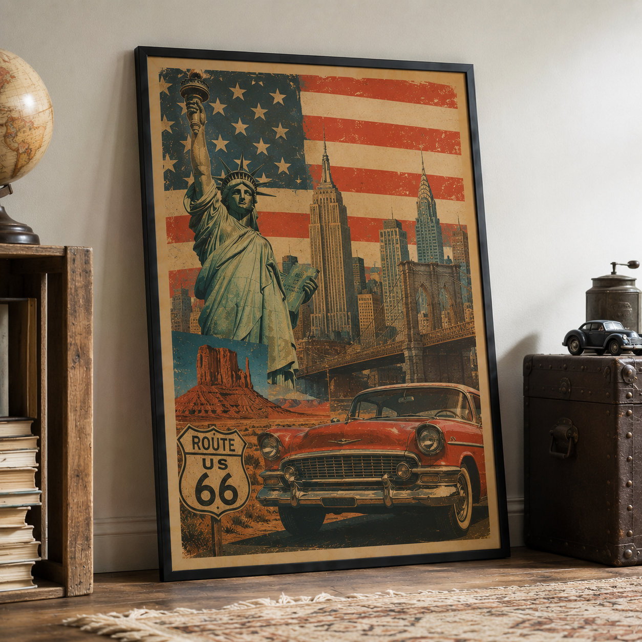 USA Poster Vintage