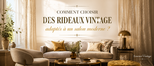 Comment choisir des rideaux vintage adaptés à un salon moderne ?