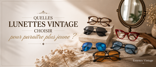 Quelles lunettes vintage choisir pour paraître plus jeune ?