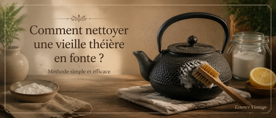 Comment nettoyer une vieille théière en fonte ? Méthode simple et efficace