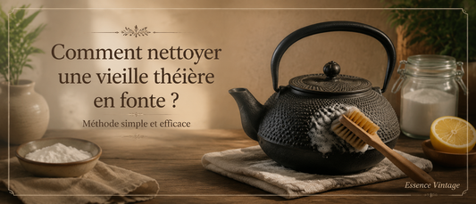 Comment nettoyer une vieille théière en fonte ? Méthode simple et efficace