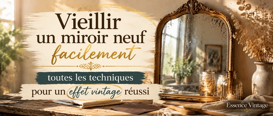 Vieillir un miroir neuf facilement : toutes les techniques pour un effet vintage réussi