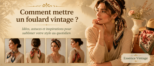 Comment mettre un foulard vintage ?