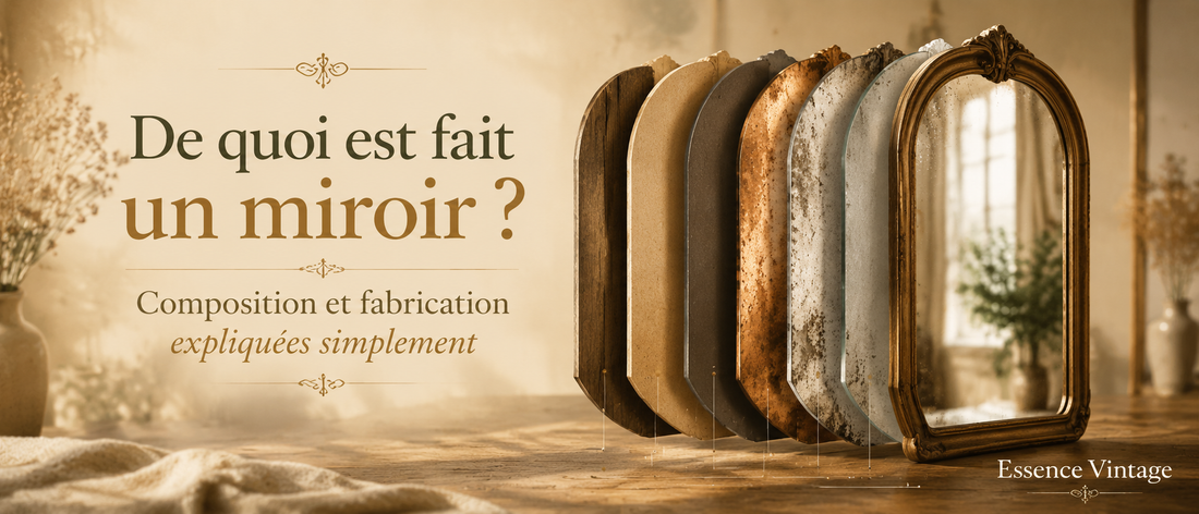 De quoi est fait un miroir ? Composition et fabrication expliquées simplement