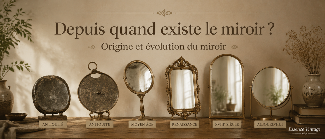 Depuis quand existe le miroir ? Origine et évolution du miroir