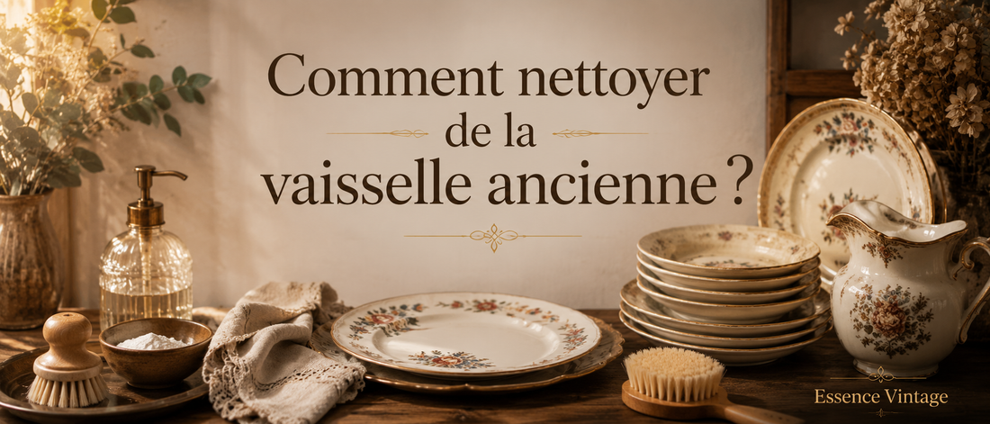 Comment nettoyer de la vaisselle ancienne ?
