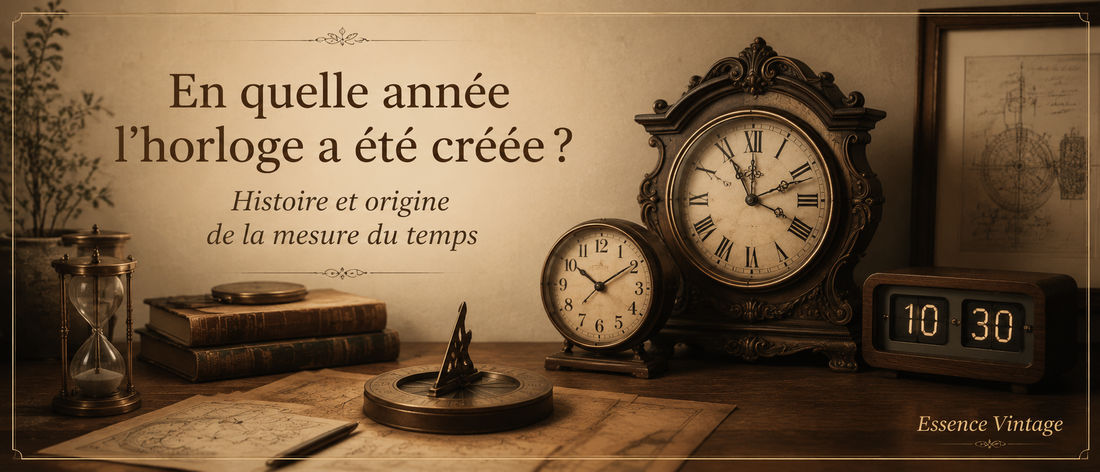 En quelle année l’horloge a été créée ? Histoire et origine de la mesure du temps