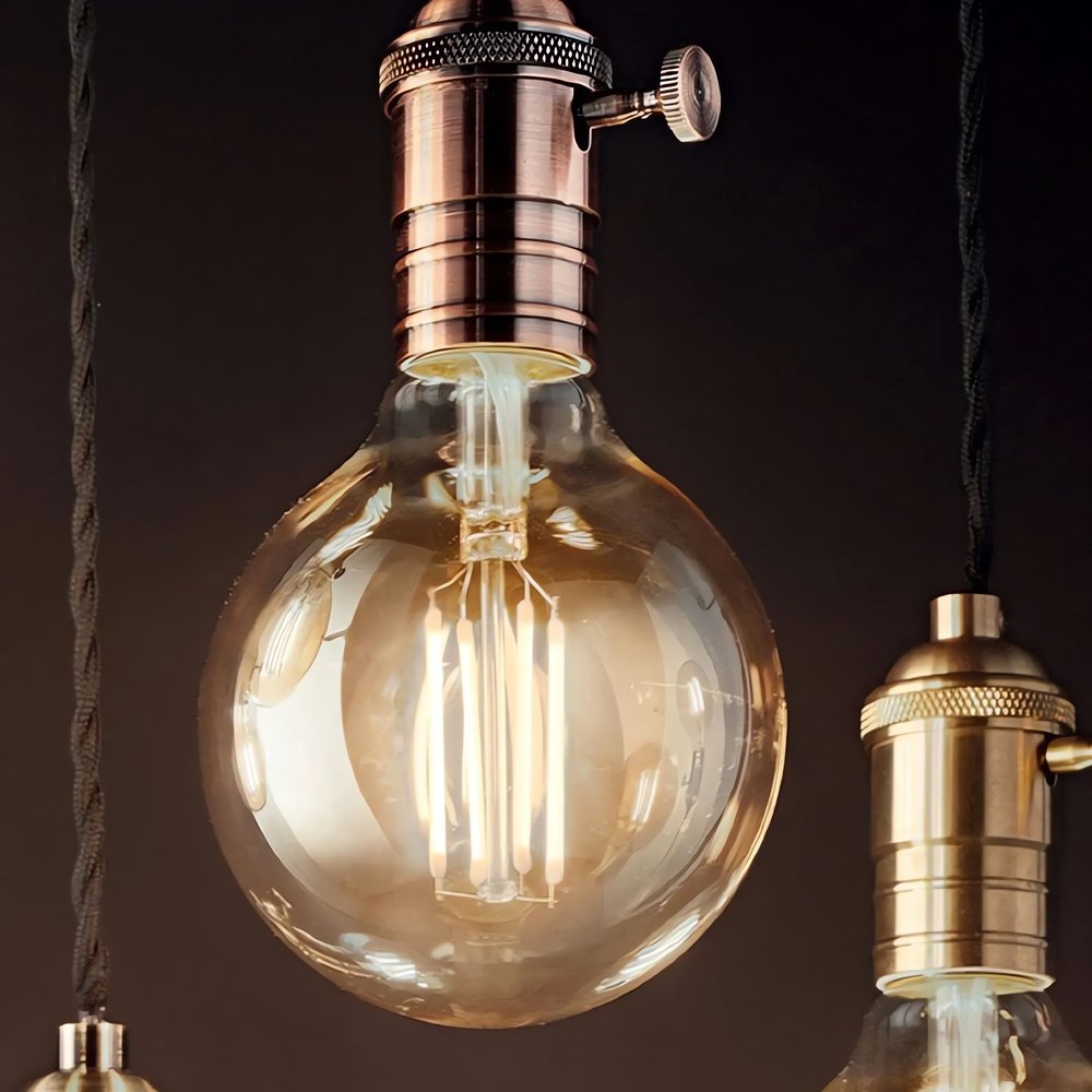 Ampoule Vintage Blanc Froid Laiton