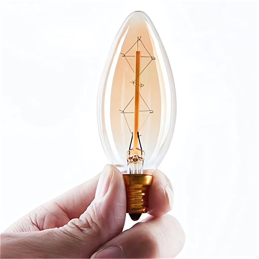 Ampoule Vintage Bougie Miniature