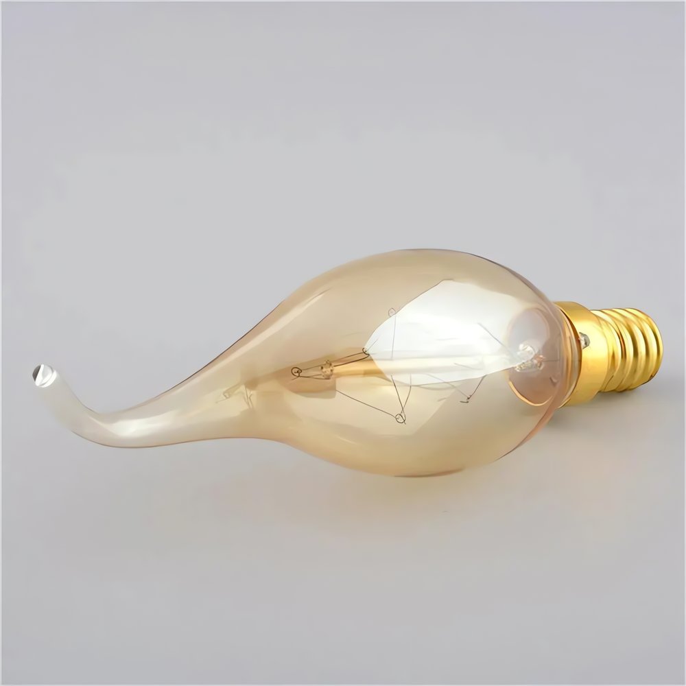 Ampoule Vintage Bougie Transparente