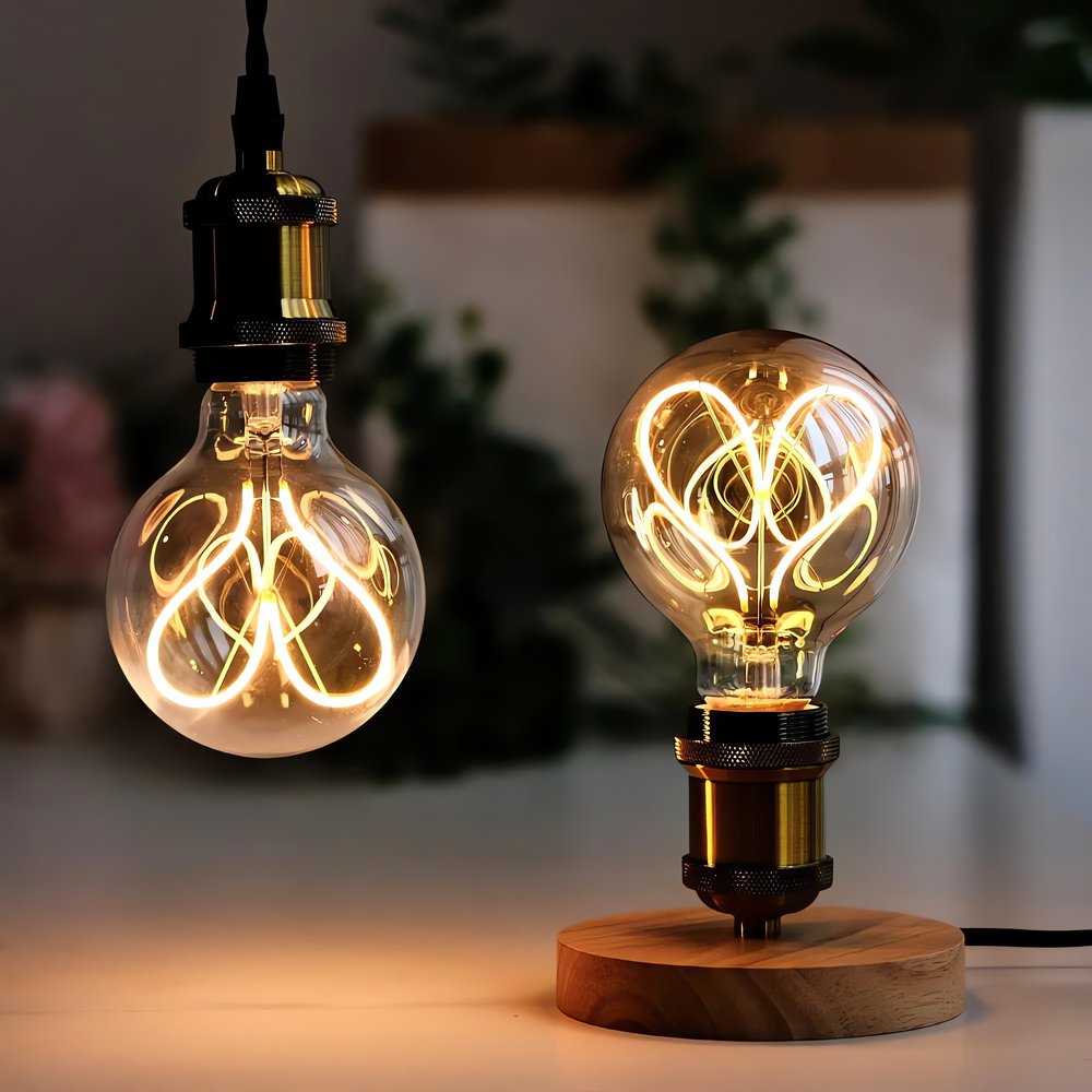 Ampoule Vintage Cœur