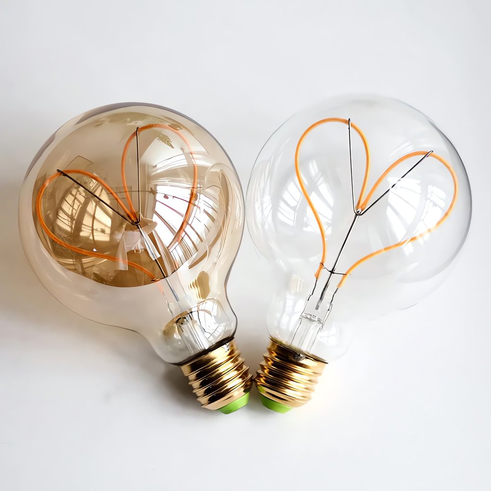 Ampoule Vintage Cœur Edison