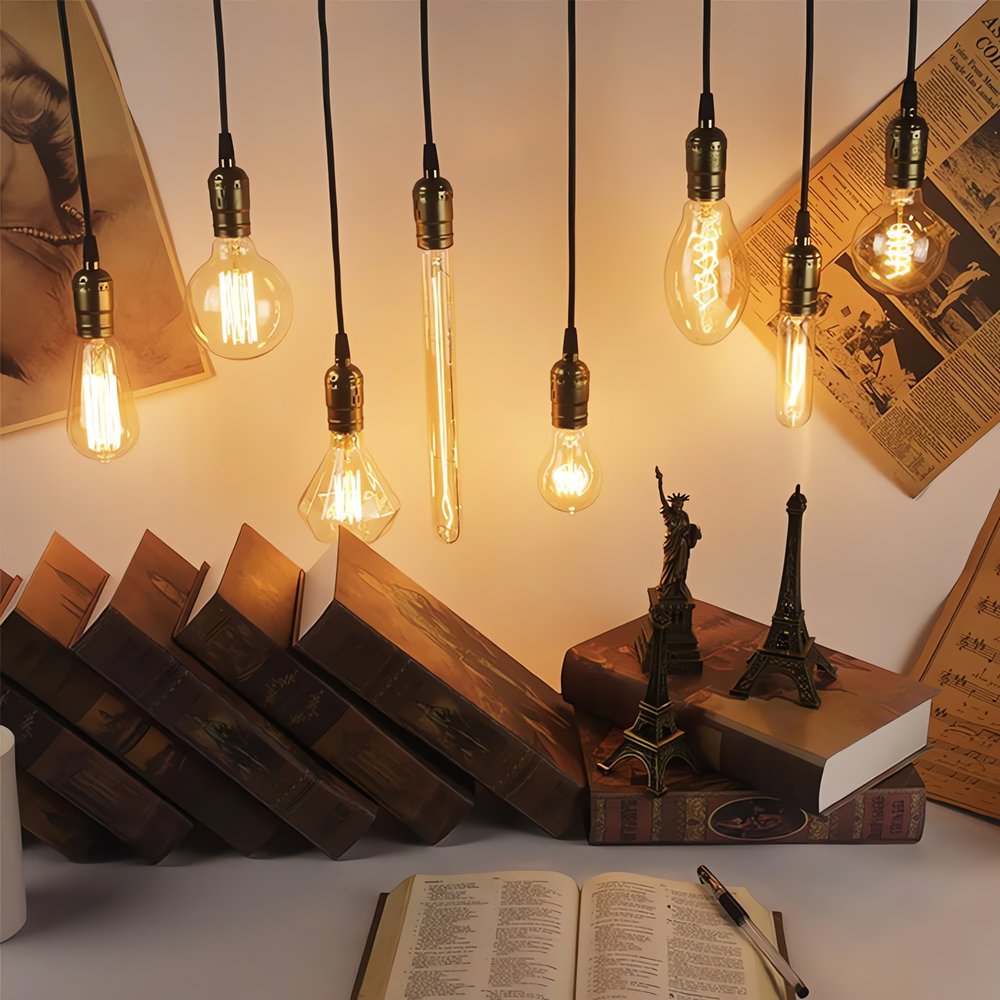 Ampoule Vintage Filament Décorative Bronze