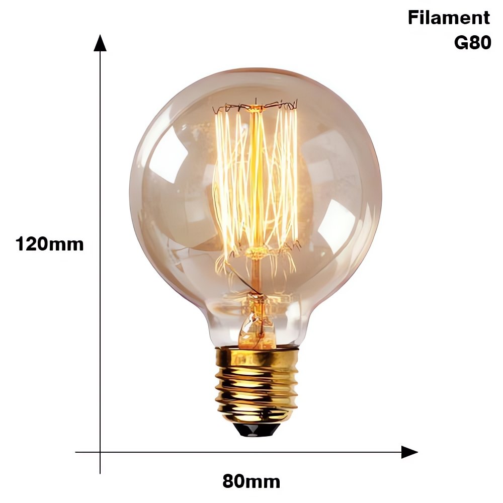 Ampoule Vintage Filament Ronde